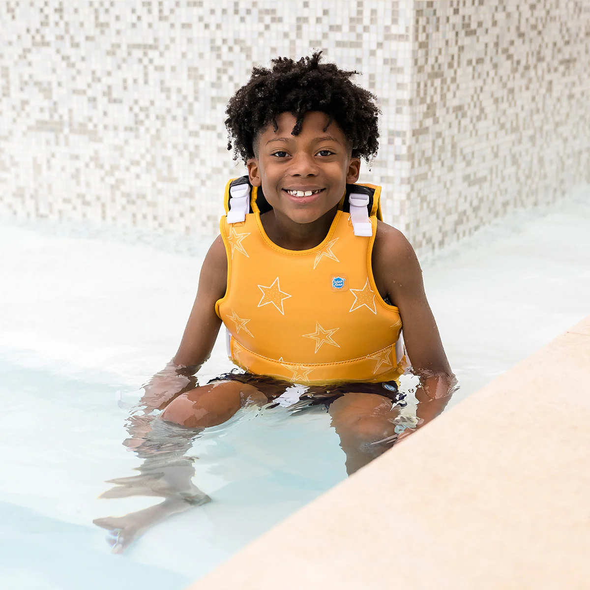 Yellow Star Adjustable Swim Vest (6-10 years) - Image 4