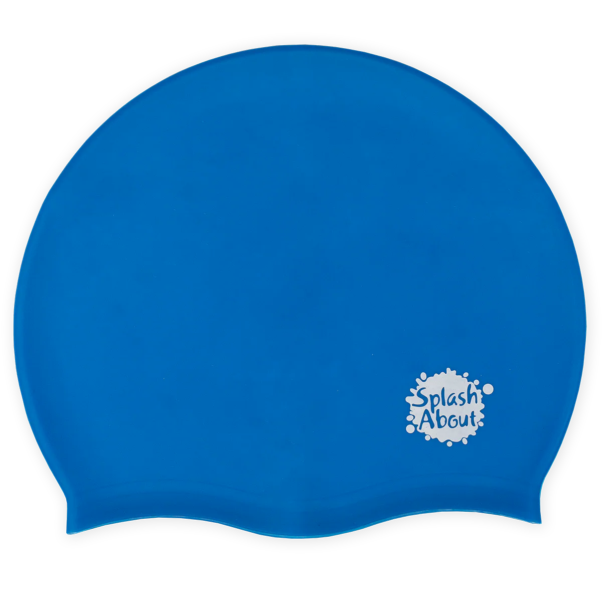 Blue Junior Silicone Swim Hat (4 to 12 years)