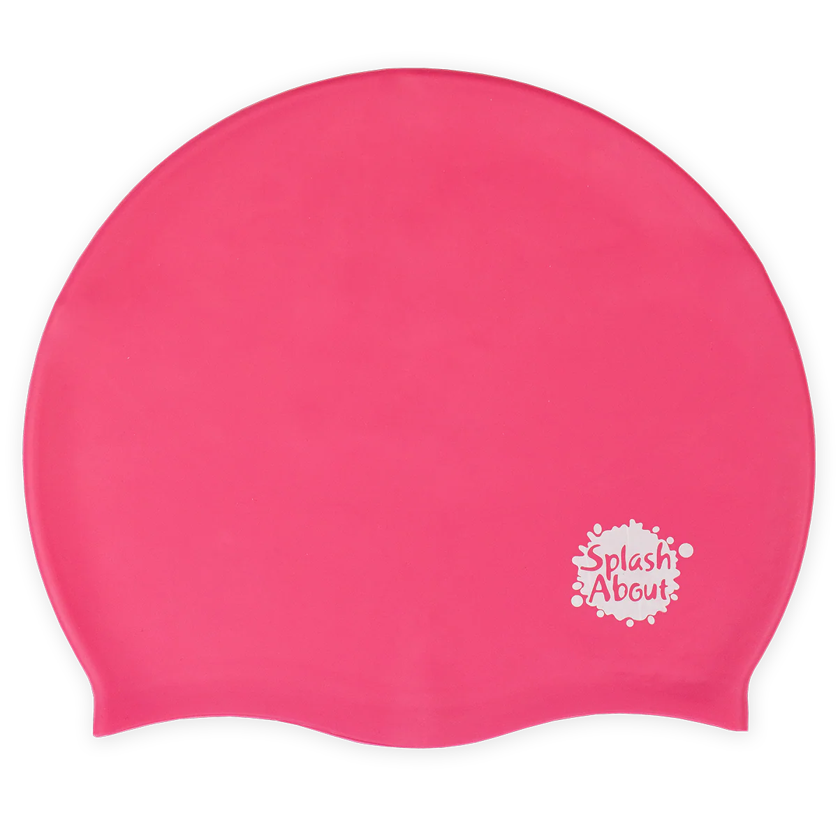 Pink Junior Silicone Swim Hat (4 to 12 years)