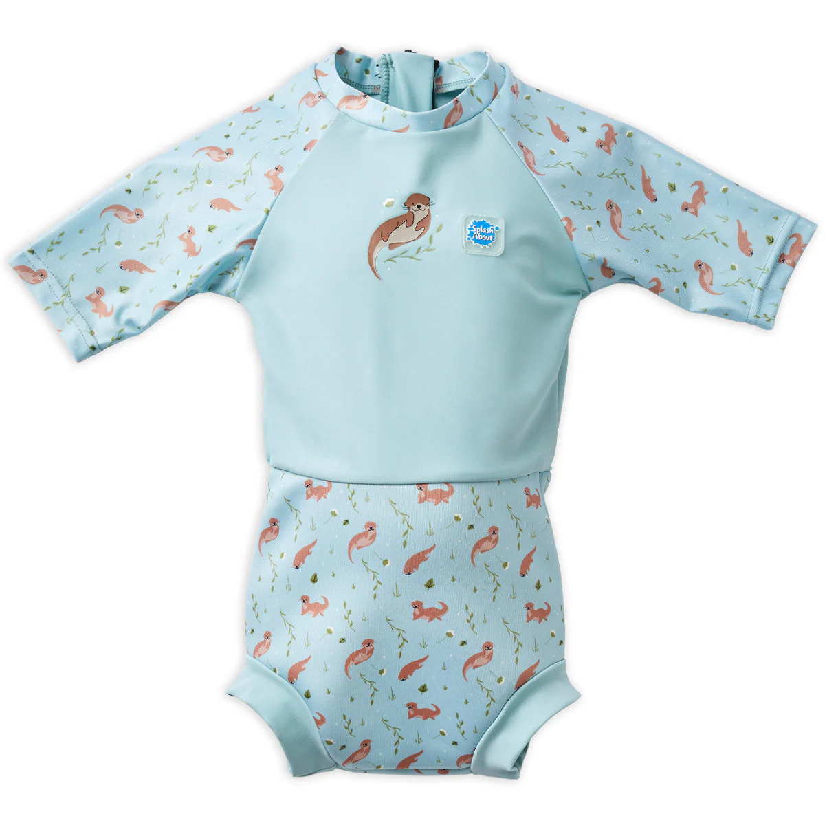 Playful Otters Happy Nappy Sunsuit