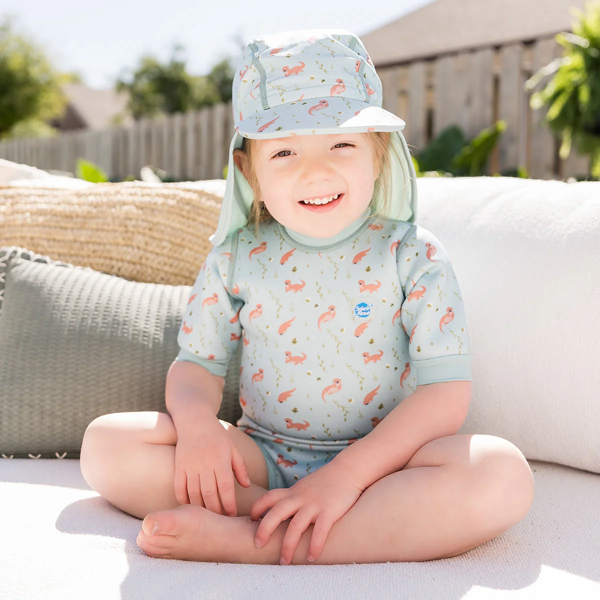 Playful Otters Legionnaire Sun Hat - Image 4