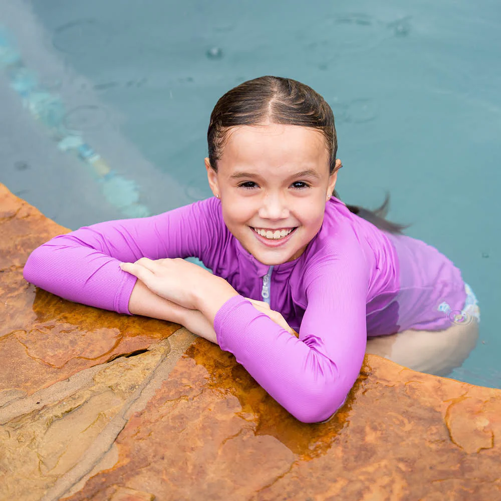 Lilac Premium Long Sleeve Rash Vest - Image 7