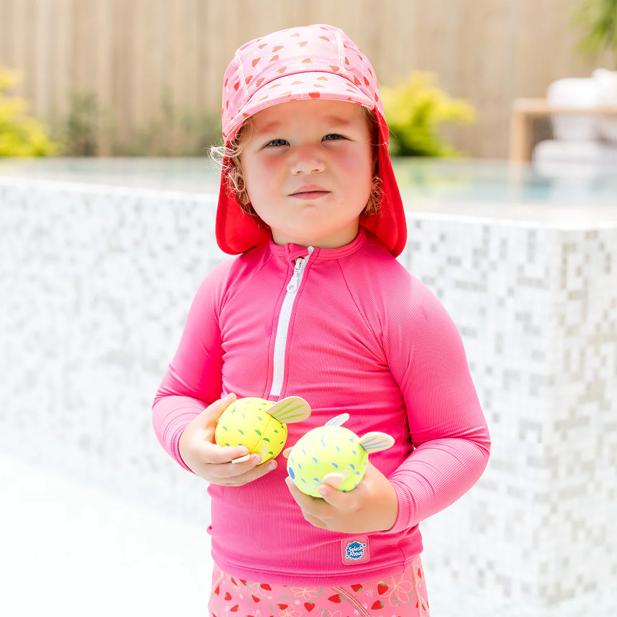 Neon Pink Premium Long Sleeve Rash Vest - Image 4