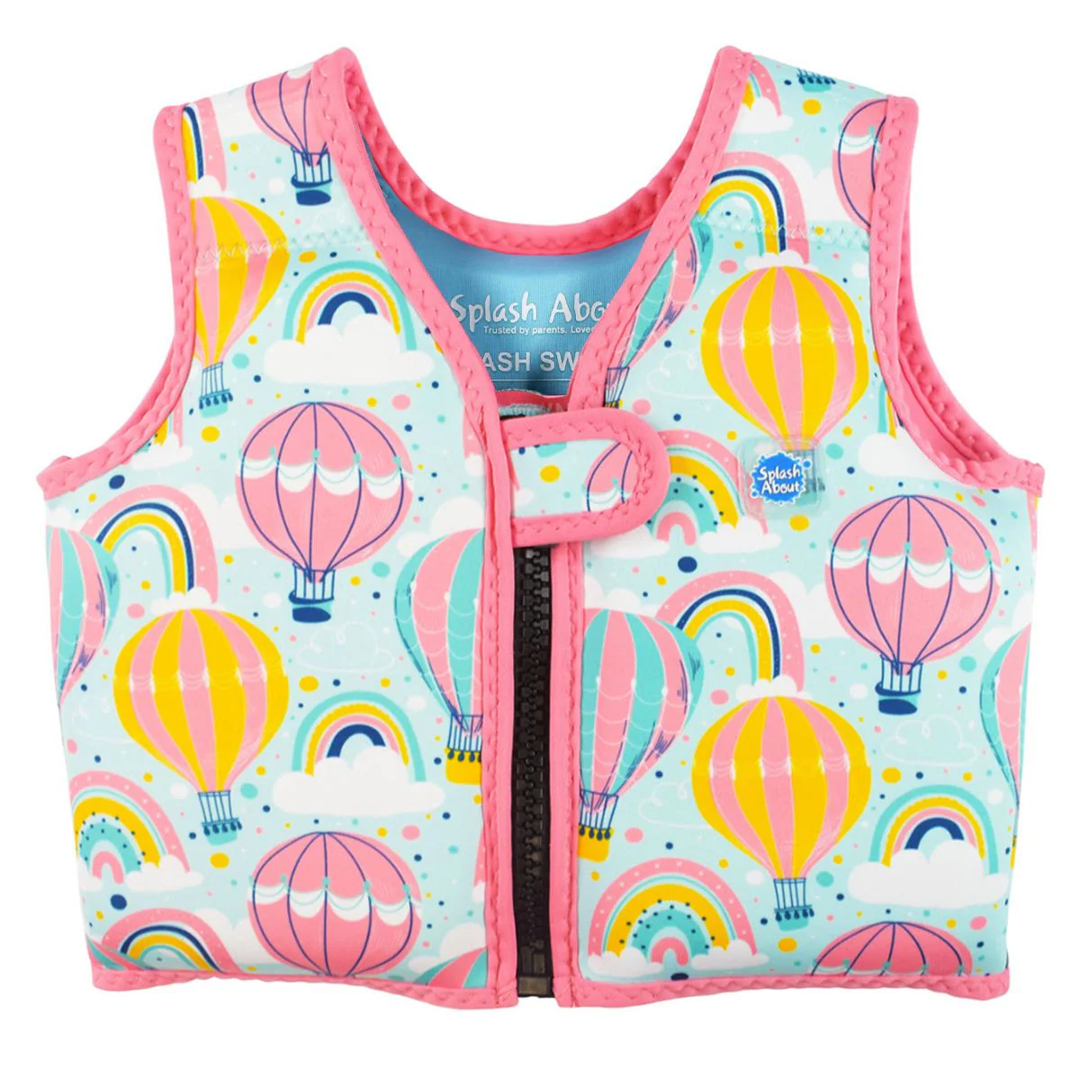 Over the Rainbow Go Splash Swim Vest