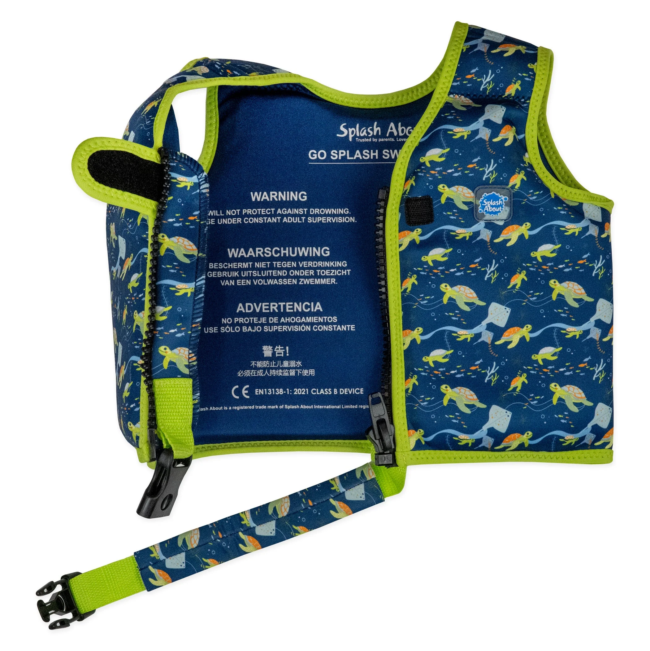 Turtle Tide Go Splash Swim Vest - Image 3